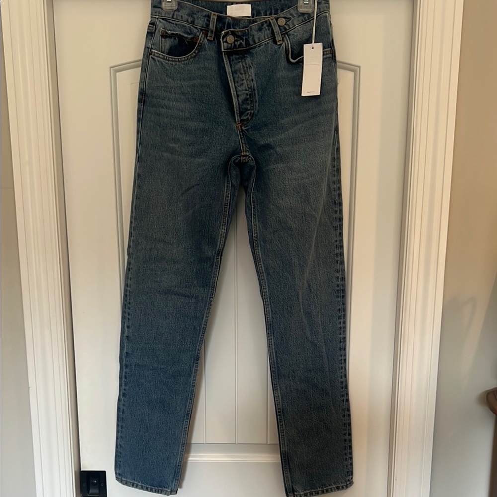 Boyish Blue Straight Leg Jeans with Classic Denim Look